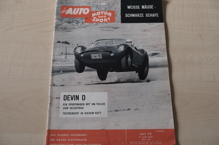 Deckblatt Auto Motor und Sport (13/1961)